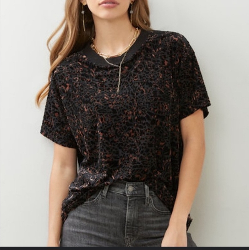 Free People Teddy Burnout Tee